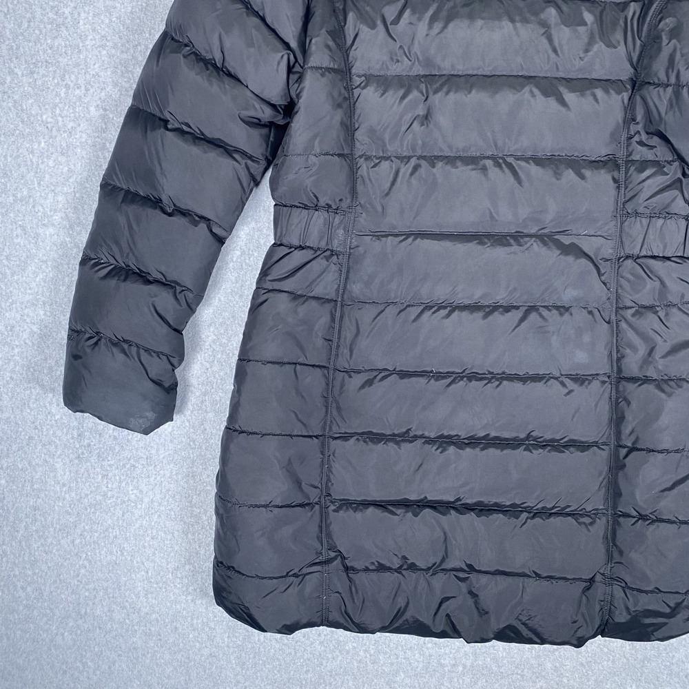The North Face Metropolis Parka Women Large Black Pink Down Puffer Hooded Jacket - Picture 9 of 16